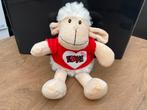 Nieuwe zgan schaap knuffel met love truitje 30cm, Ophalen, Nieuw, Overige typen