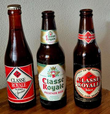 hele oude volle fles en lege flessen CLASSE ROYALE collector beschikbaar voor biedingen