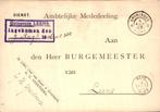 Dienst - Groningen - Wehe - 1906, Ophalen of Verzenden, Briefkaart