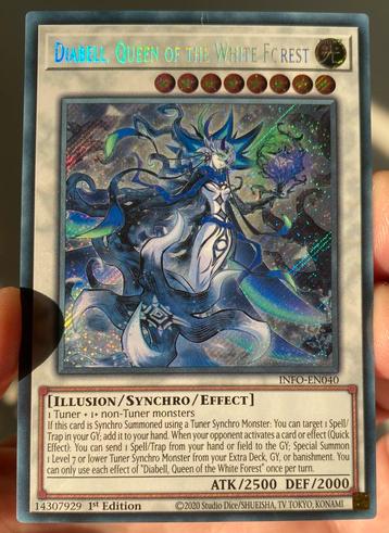 Yu-Gi-Oh! Diabell, Queen of the White Forest INFO 1st ! beschikbaar voor biedingen