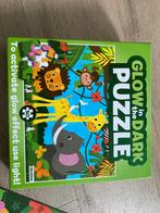 Glow in the Dark Puzzel - Dieren, Ophalen of Verzenden, Meer dan 50 stukjes, Zo goed als nieuw, 4 tot 6 jaar