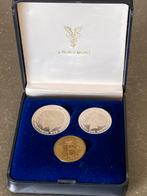 1980 Herdenkingsmunt Juliana/Beatrix - In Cassette, Ophalen of Verzenden, Overige landen, Overige waardes, Setje