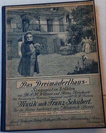 Das Dreimäderlhaus - Klavierpartituur beschikbaar voor biedingen