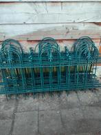 16.50 mtr stalen hekwerk  gebruikt, Tuin en Terras, Tuinhekken en Hekwerk, Ophalen, IJzer