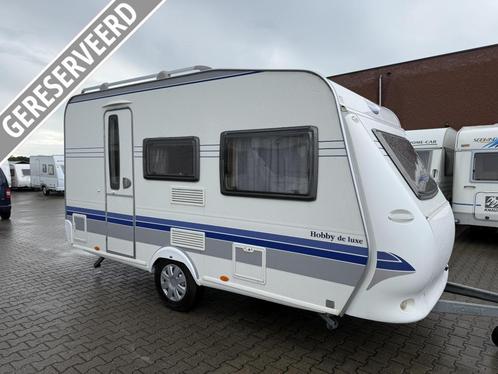 Hobby De Luxe 400 SB bouwjaar 2007 met voortent en luifel, Caravans en Kamperen, Caravans, Bedrijf, tot en met 4, 750 - 1000 kg