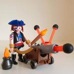 Playmobil piraat met kanon 4124, Kinderen en Baby's, Speelgoed | Playmobil, Ophalen of Verzenden, Zo goed als nieuw, Complete set