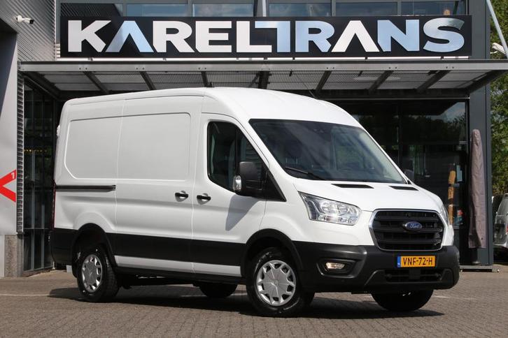 Ford Transit 2.0 TDCI 170PK | Aut. | L2H2 | Camera | Stoelve, Auto's, Bestelauto's, Bedrijf, Te koop, ABS, Airconditioning, Alarm