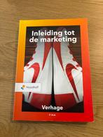 Inleiding tot de marketing - Verhage, Ophalen of Verzenden, Zo goed als nieuw, Economie en Marketing