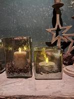 Prachtige bubbel windlichten vierkant ️
10,5x10,5cm €7,99 p, Huis en Inrichting, Woonaccessoires | Kandelaars en Kaarsen, Ophalen of Verzenden