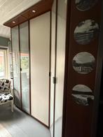 Pax - IKEA hoekkast - bruin met melkglas - 260 cm, Ophalen, Gebruikt, 200 cm of meer, 50 tot 100 cm