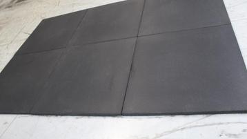 rubbertegel 1 x 1m 4cm dik crossfit sportvloer fitness  beschikbaar voor biedingen