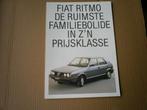 Fiat Ritmo De Ruimste 8 / 1983 8 pag., Verzenden, Zo goed als nieuw, Overige merken