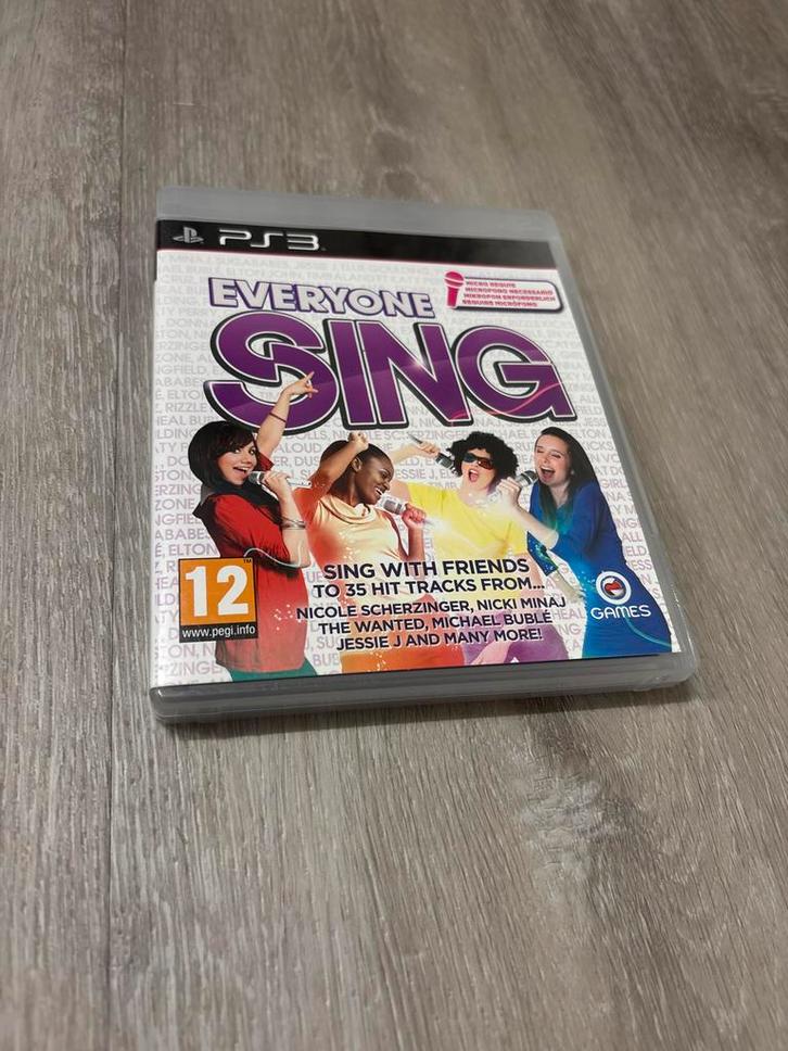 Everyone Sing - PS3 Karaoke Game, Spelcomputers en Games, Games | Sony PlayStation 3, Zo goed als nieuw, Muziek, 1 speler, Vanaf 12 jaar