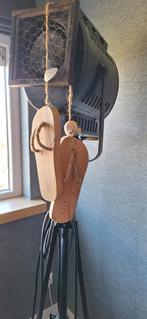 Houten handgemaakte decoratie teenslippers., Ophalen of Verzenden, Gebruikt