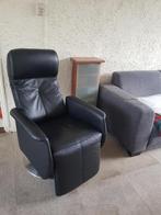 De Bommel Relaxfauteuil Catania zwart leder (elektrisch), Ophalen, Zo goed als nieuw, Apparaat