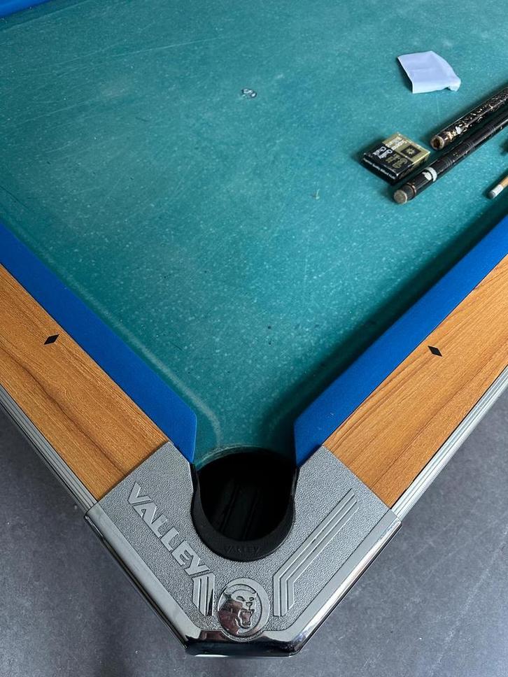 Valley Pooltafel te koop, Sport en Fitness, Biljarten en Poolen, Gebruikt, Pooltafel, Ophalen