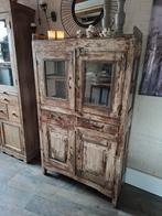 India kast stoer sober landelijk kastje buffetkast, Ophalen, 25 tot 50 cm