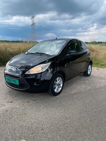 ✅Ford Ka Titanium 1.2 2009 Zwart/NAP/Apk/d-riem vervangen beschikbaar voor biedingen