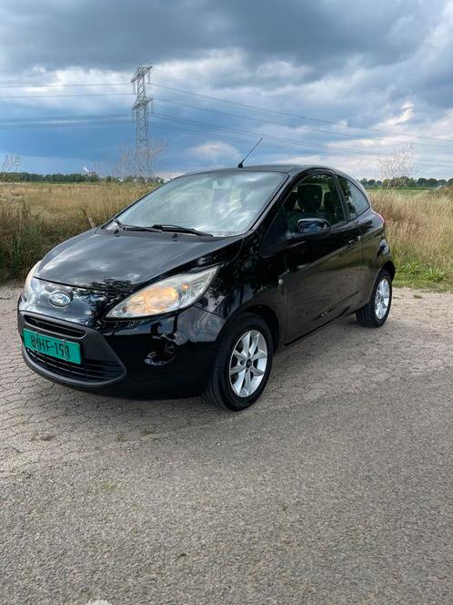 ✅Ford Ka Titanium 1.2 2009 Zwart/NAP/Apk/d-riem vervangen, Auto's, Ford, Bedrijf, Ka, ABS, Airbags, Airconditioning, Boordcomputer