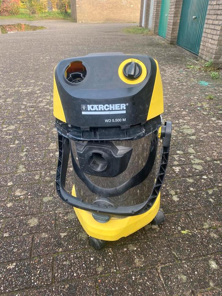Kaercher WD 5.500 voor onderdelen., Doe-het-zelf en Verbouw, Reinigingsmachines, Zo goed als nieuw, Ophalen of Verzenden
