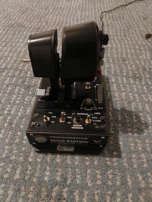 Thrustmaster Warthog Throttle, Computers en Software, Joysticks, Gebruikt, Ophalen of Verzenden