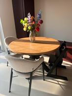 Eikenhouten Eettafel Boer Staphorst - Nieuwstaat!, Ophalen, 100 tot 150 cm, Nieuw, Vijf personen of meer