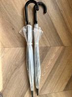 Transparante paraplu’s - 2 stuks, Sieraden, Tassen en Uiterlijk, Paraplu's, Ophalen of Verzenden, Transparant, Nieuw, Overige kleuren