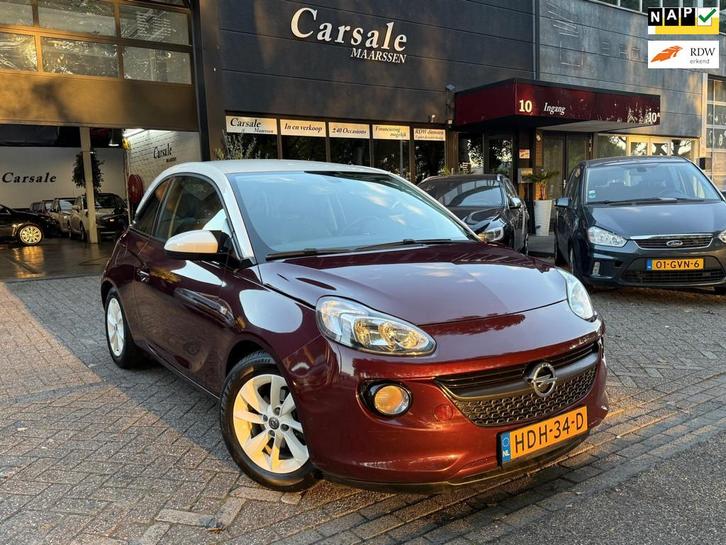 Opel ADAM 1.2 metallic 2017 groot scherm, Auto's, Opel, Bedrijf, Te koop, ADAM, ABS, Airbags, Airconditioning, Elektrische buitenspiegels