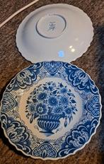 2 identieke Delfts blauwe borden, Antiek en Kunst, Antiek | Wandborden en Tegels, Ophalen
