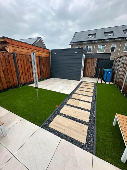 Tuintegels, Tuin en Terras, Gras en Kunstgras, Zo goed als nieuw, Ophalen of Verzenden