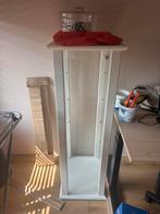 Witte vitrinekast voor bijv. modelauto’s, Huis en Inrichting, Kasten | Vitrinekasten, Ophalen, Met plank(en), Minder dan 50 cm