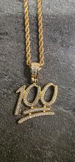 Rope/Koord Ketting + 100 Honderd Hanger, Nieuw, Ophalen of Verzenden, Goud, Overige materialen