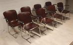 vintage stoelen buisframe fama D3 ?, Vijf, Zes of meer stoelen, Metaal, Gebruikt, Ophalen
