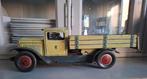 Blikken vrachtwagen jaren dertig blikken speelgoed 39 cm, Antiek en Kunst, Ophalen of Verzenden