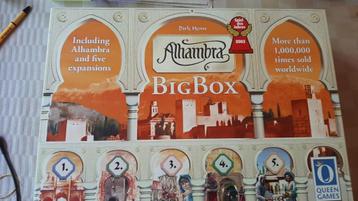 bordspellen big box van Queen games Alhambra vele extras  beschikbaar voor biedingen