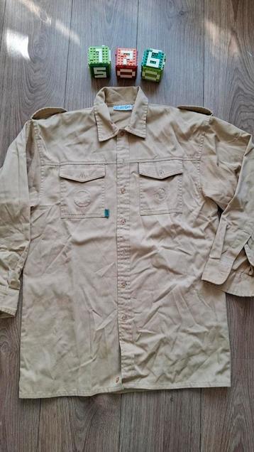 Scouting beige Scoutsblouse (oud model) maat 176 beschikbaar voor biedingen