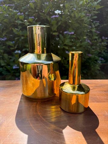 Bloomingville gouden vaasjes set beschikbaar voor biedingen