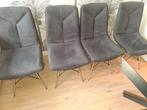 4 industriële stoelen, Ophalen of Verzenden, Zo goed als nieuw, Grijs