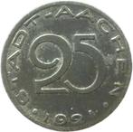 Notgeld Stadt AACHEN 25 Pfennig 1921 F#1.21 ijzer, Ophalen of Verzenden, Duitsland, Losse munt