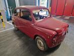 Fiat 600 0.8 E  ( GERESTAUREERD ), Auto's, Oldtimers, Achterwielaandrijving, Zwart, Origineel Nederlands, Handgeschakeld