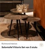 Salontafels merk Richmond  serie Vittorio.. 3 stuks., Ophalen of Verzenden, Zo goed als nieuw