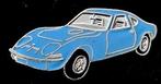 Opel GT pin- lichtblauw emaille, Verzenden, Nieuw, Transport, Speldje of Pin