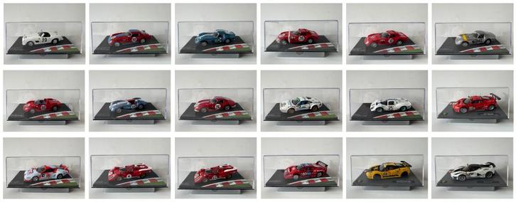 Ferrari Racing Collection: 250, 275, 308, 412, 488, 512, F40, Hobby en Vrije tijd, Modelauto's | 1:43, Zo goed als nieuw, Auto