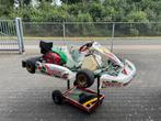 Tony kart/aanhanger/ complete uitrusting, Sport en Fitness, Karting, Ophalen, Gebruikt, Kart
