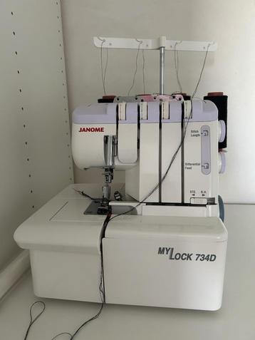Janome mylock 734D beschikbaar voor biedingen