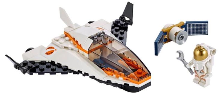 Lego 60224 City, Sattelite service mission, Kinderen en Baby's, Speelgoed | Duplo en Lego, Gebruikt, Lego, Complete set, Ophalen of Verzenden