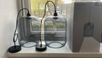 3x pallo hanglamp kwantum, Huis en Inrichting, Lampen | Hanglampen, Glas, Ophalen of Verzenden, Zo goed als nieuw, 75 cm of meer