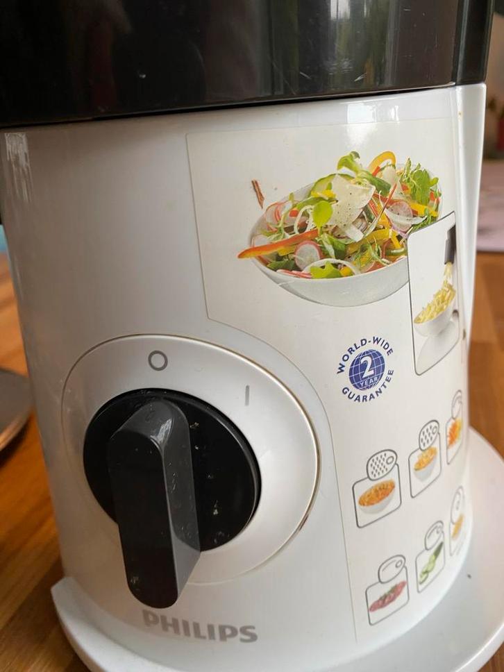 Keukenmachine - Ideaal voor snijden en raspen!, Witgoed en Apparatuur, Keukenmixers, Gebruikt, 1 tot 2 liter, 1 snelheid, Vaatwasserbestendig