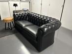 Zwarte chesterfield 2,5 zitter, Huis en Inrichting, Banken | Sofa's en Chaises Longues, Ophalen of Verzenden, Zo goed als nieuw