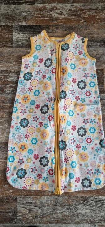 prenatal slaapzak 70cm vrolijk met bloemen gele rits beschikbaar voor biedingen